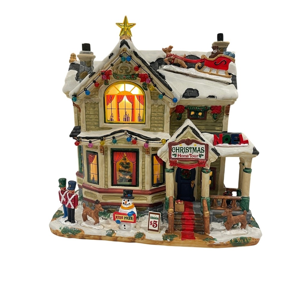 Lemax Christmas Home Tour Lighted Village House 2006 Retired